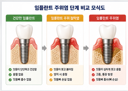 약수역 치과, 임플란트도 잇몸병이 생길 수 있을까요?